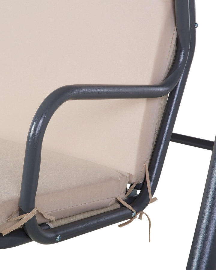 Temple Patio Swing Metal Sand Beige
