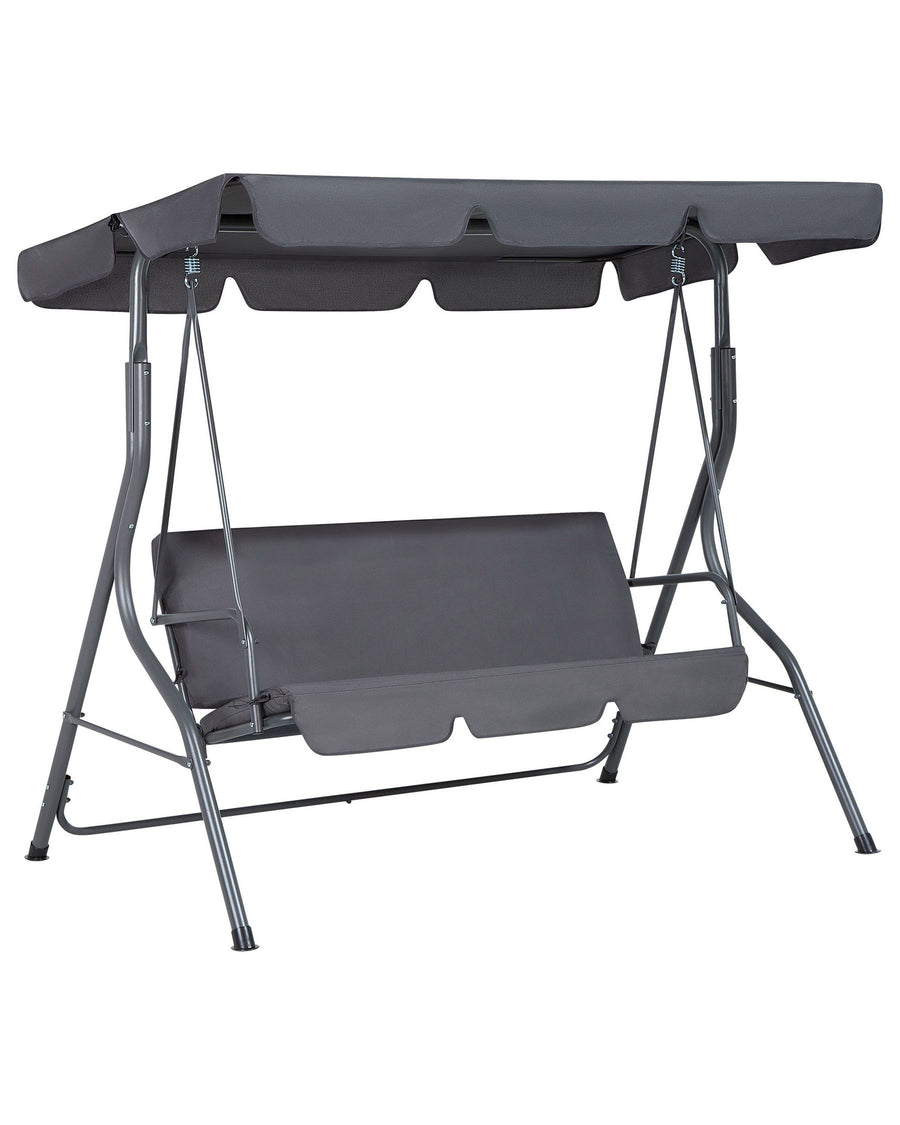 Chaplin Patio Swing  Metal Dark Grey