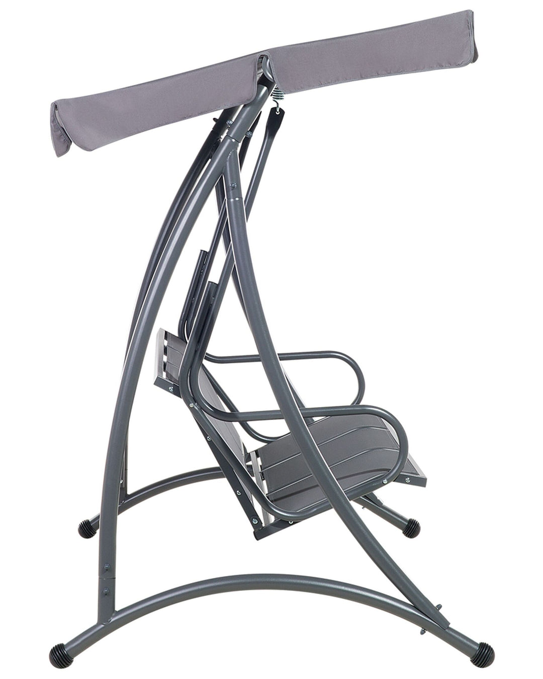 Bogart Beliani Traditional Patio Swing Metal Grey