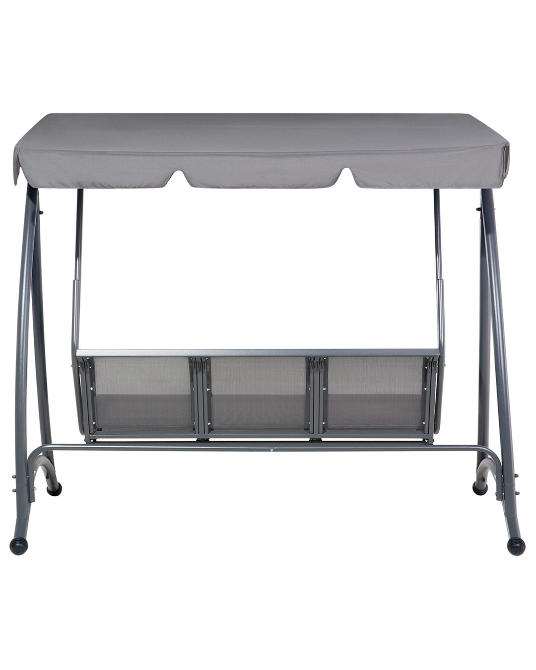 Bogart Beliani Traditional Patio Swing Metal Grey