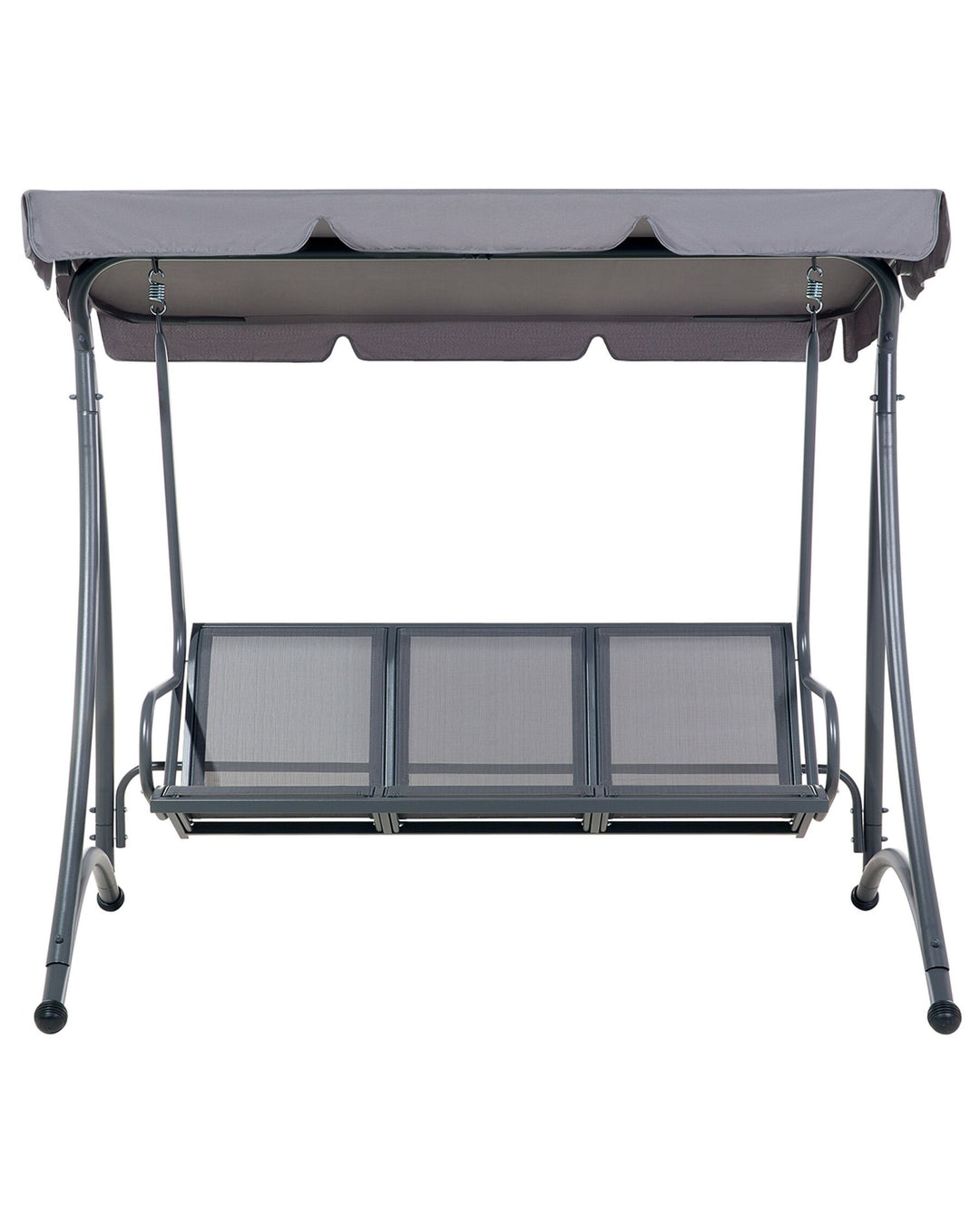 Bogart Beliani Traditional Patio Swing Metal Grey