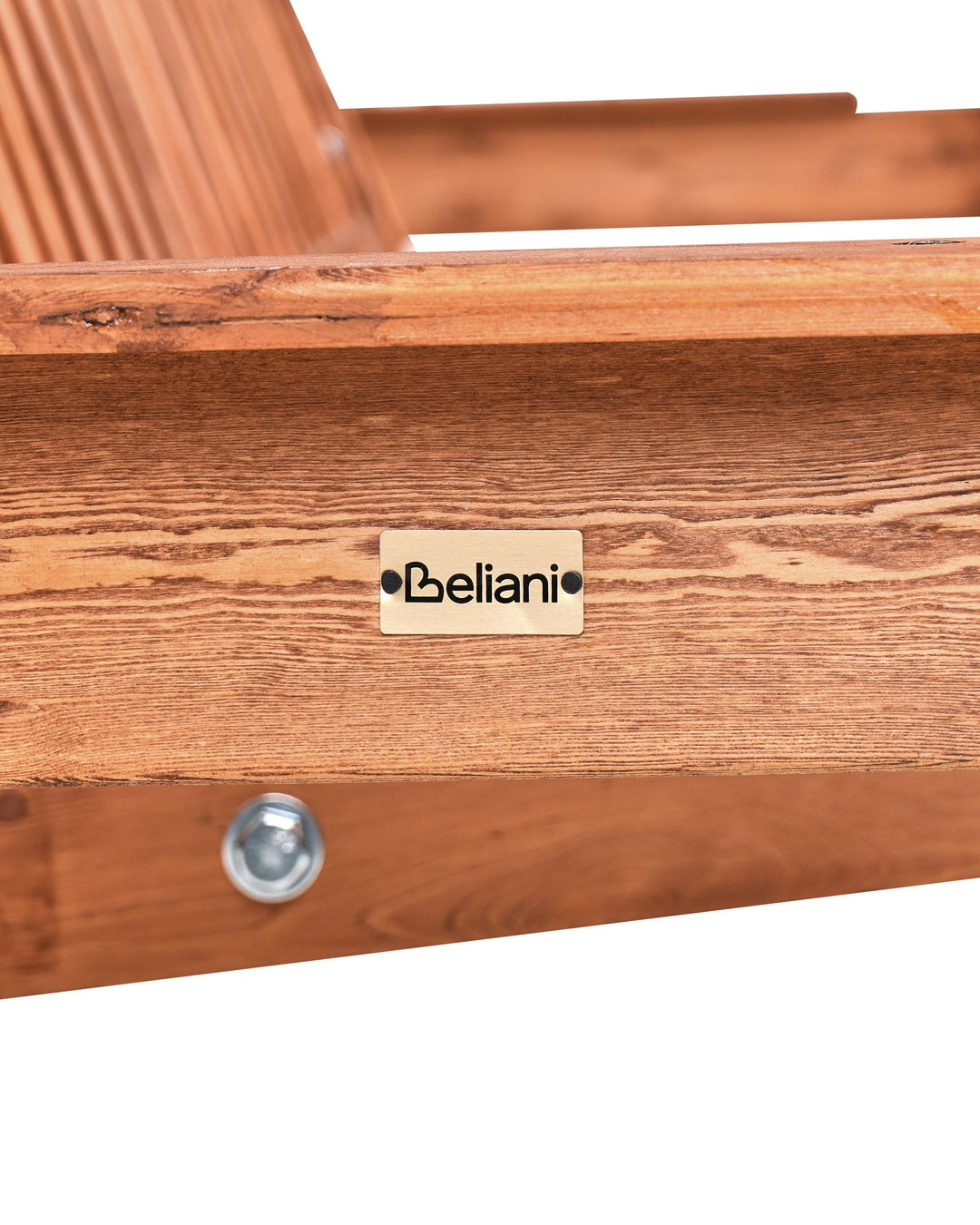 06/11/2025 Ficarella Patio Swing Larch Wood Brown