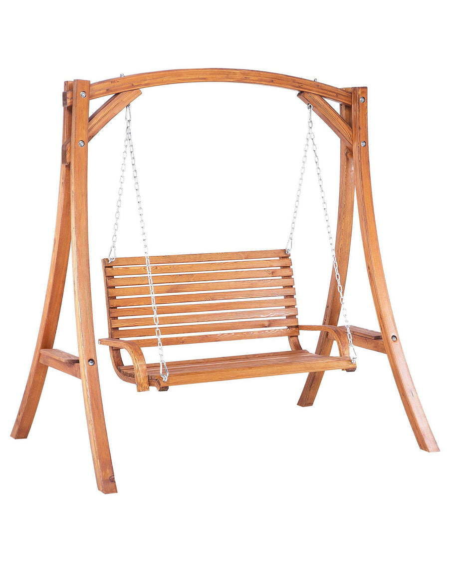 Novara Patio Swing Wood Brown