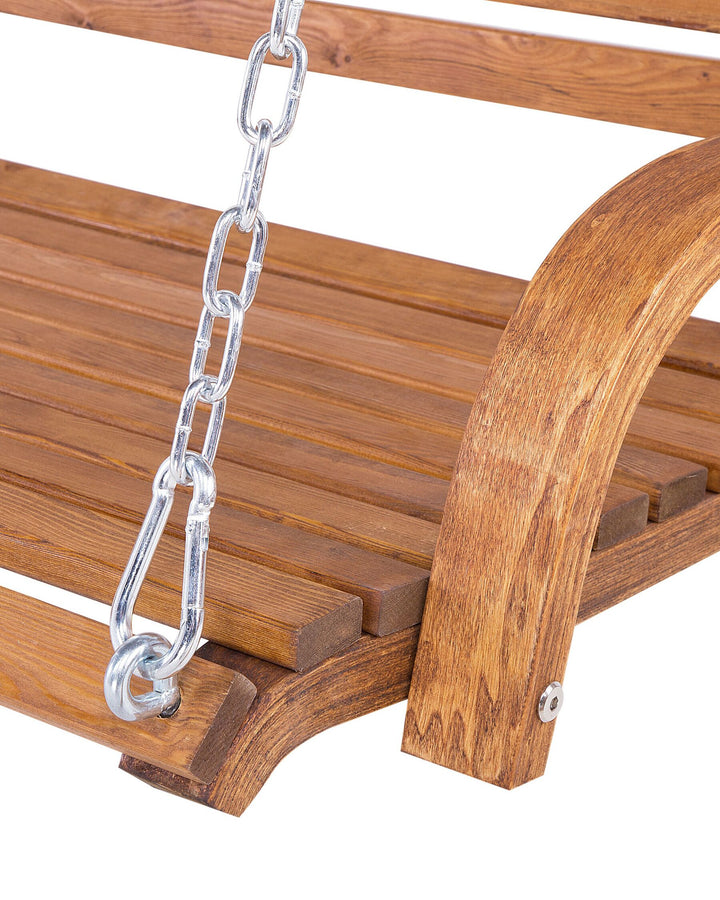 Novara Patio Swing Wood Brown