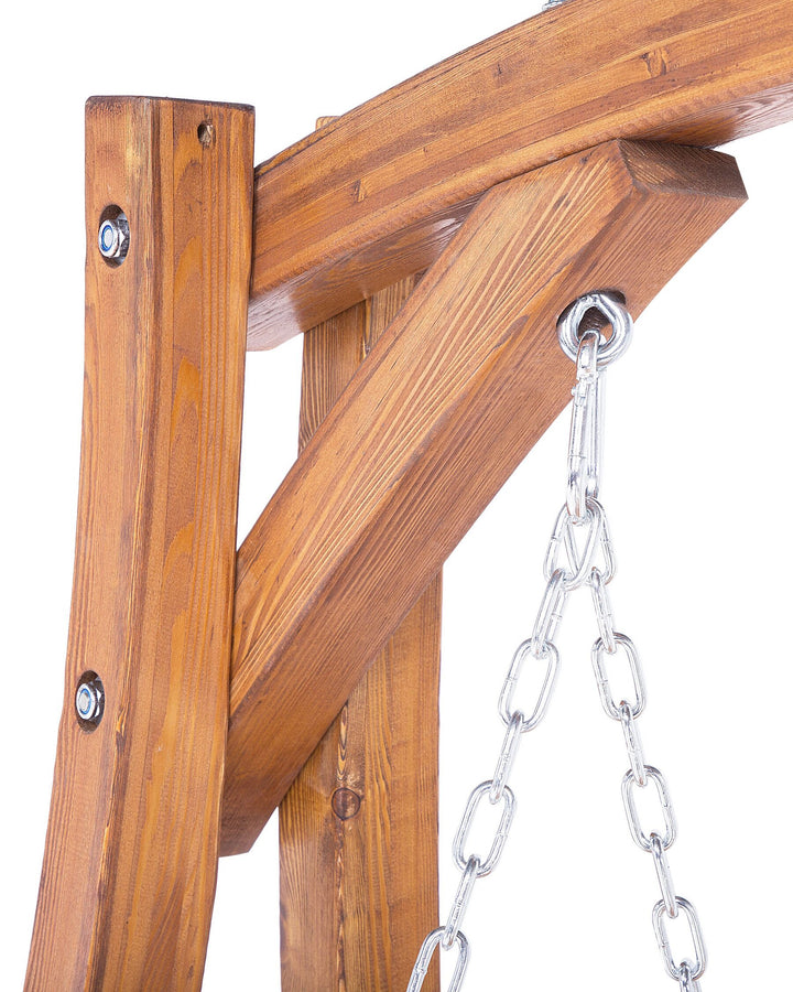 Novara Patio Swing Wood Brown
