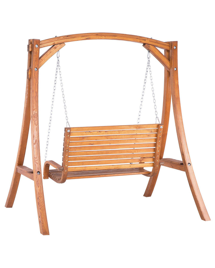 Novara Patio Swing Wood Brown