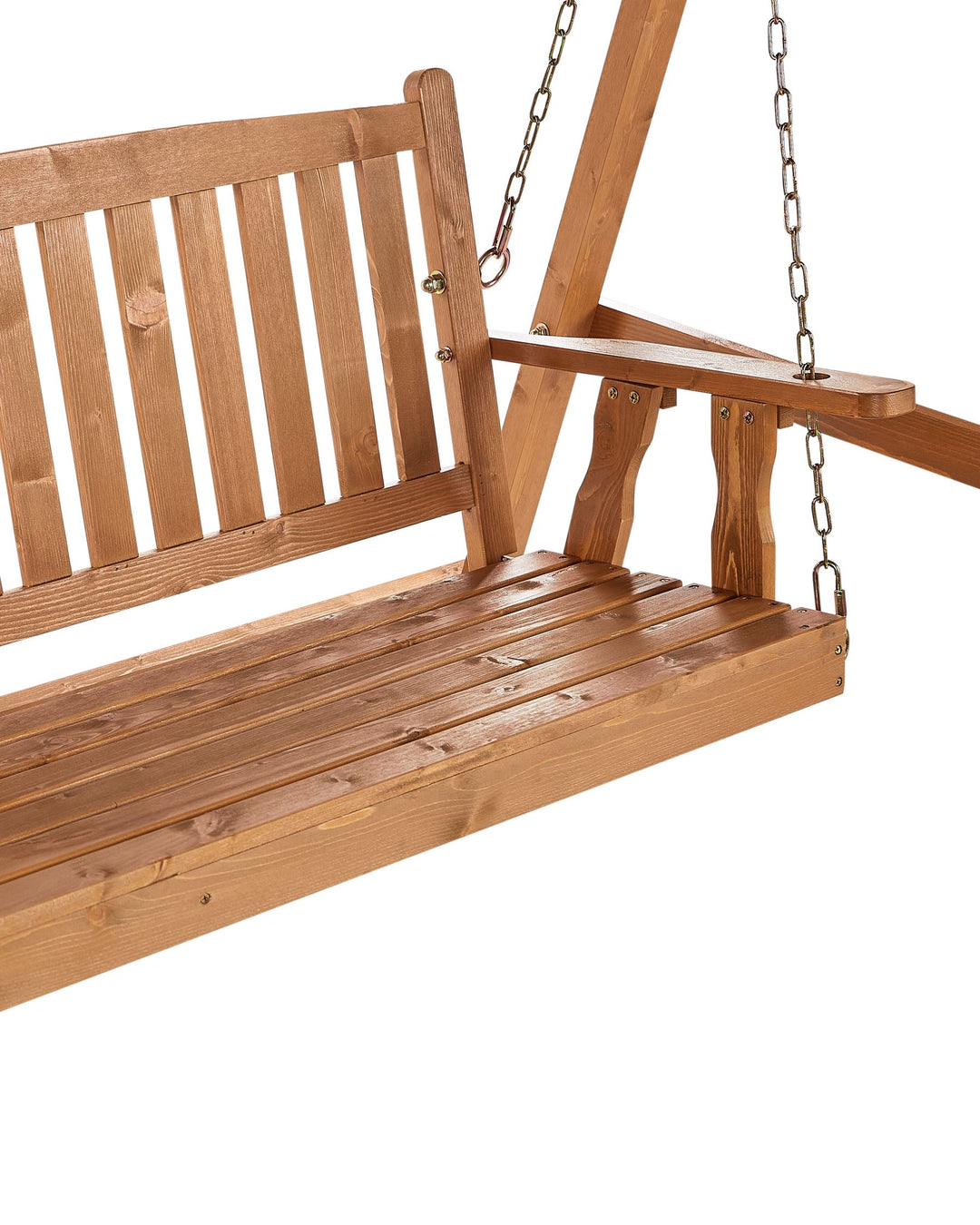Fibbialla Patio Swing Spruce Wood Brown