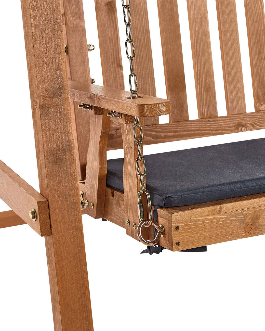 Fibbialla Patio Swing Spruce Wood Brown