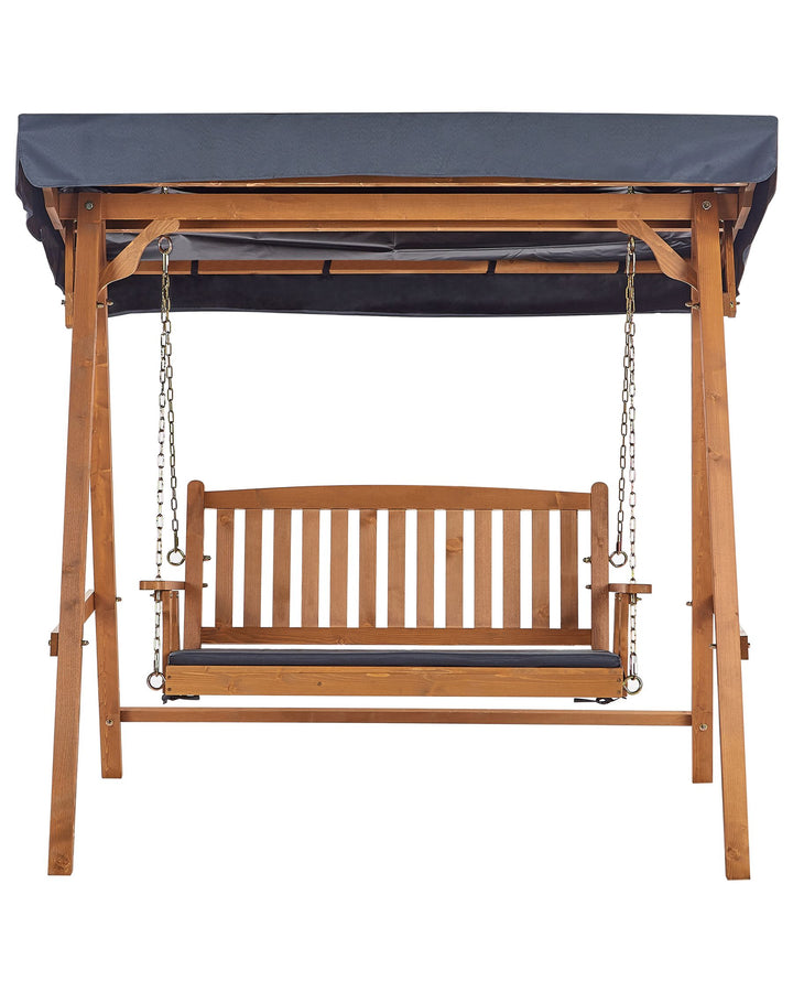 Fibbialla Patio Swing Spruce Wood Brown