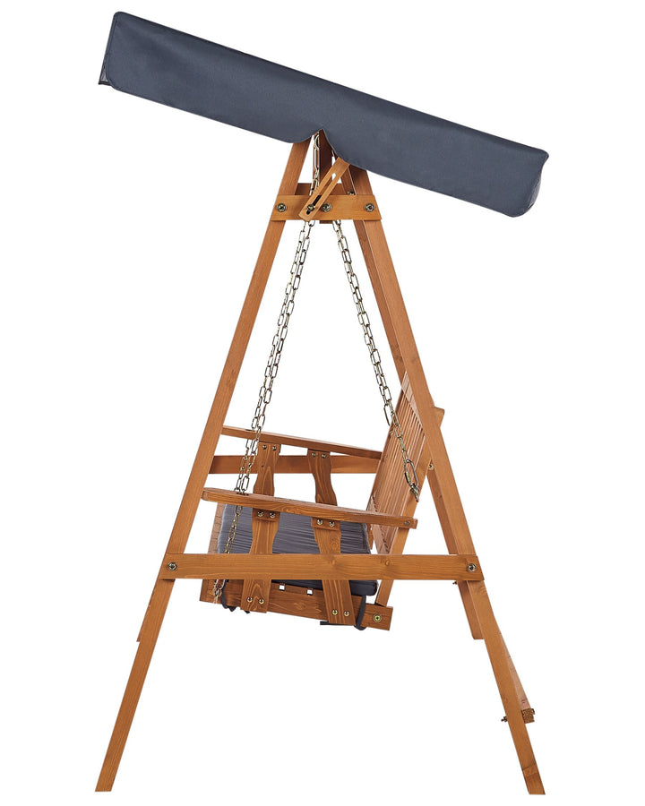 Fibbialla Patio Swing Spruce Wood Brown