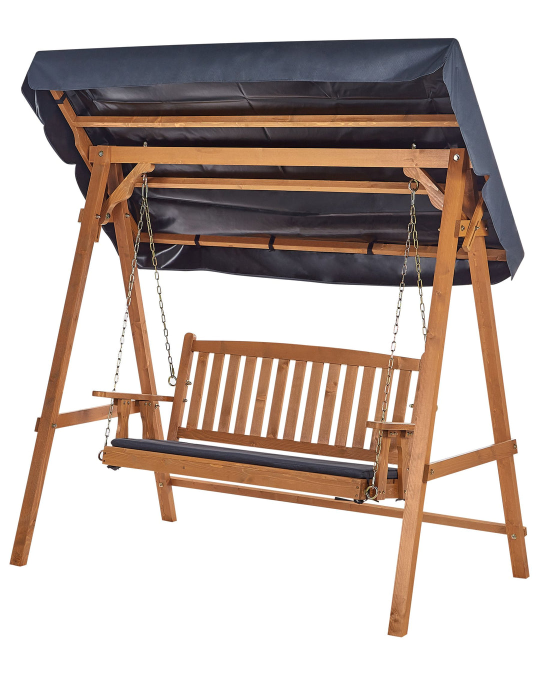 Fibbialla Patio Swing Spruce Wood Brown