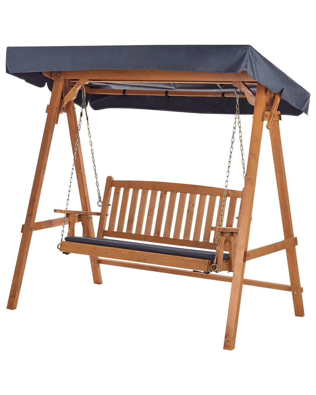 Fibbialla Patio Swing Spruce Wood Brown