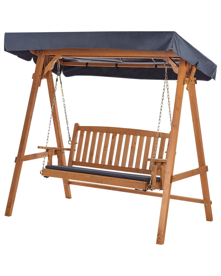 Fibbialla Patio Swing Spruce Wood Brown