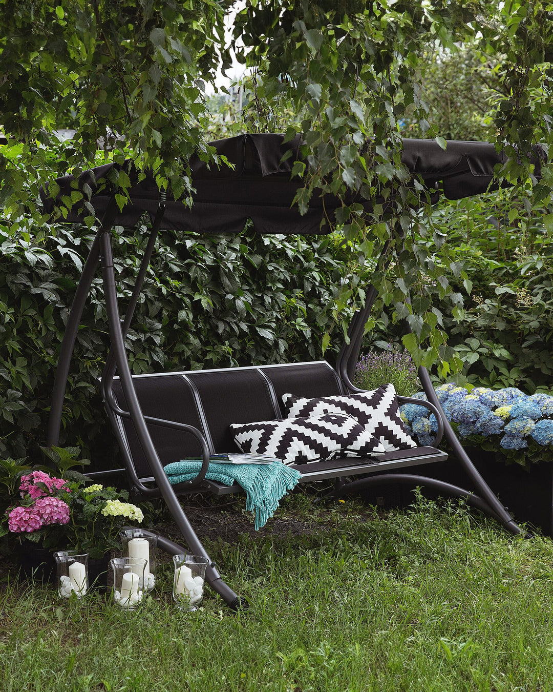 Bogart Patio Swing Metal Black