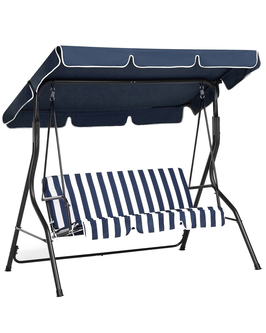 Chaplin Patio Swing Metal Dark Blue