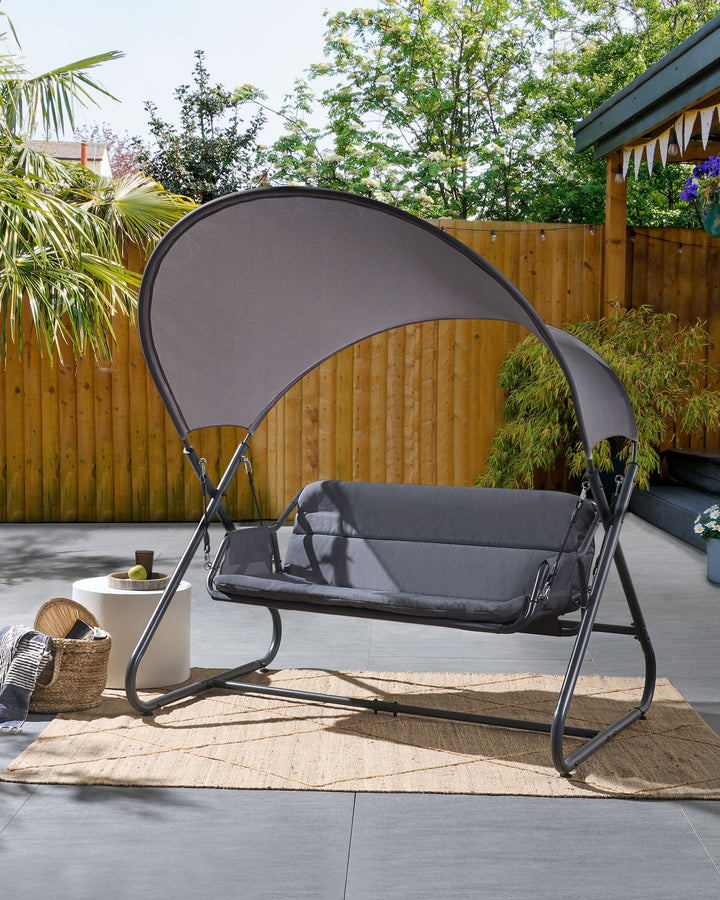 Solagna Patio Swing Metal Dark Grey
