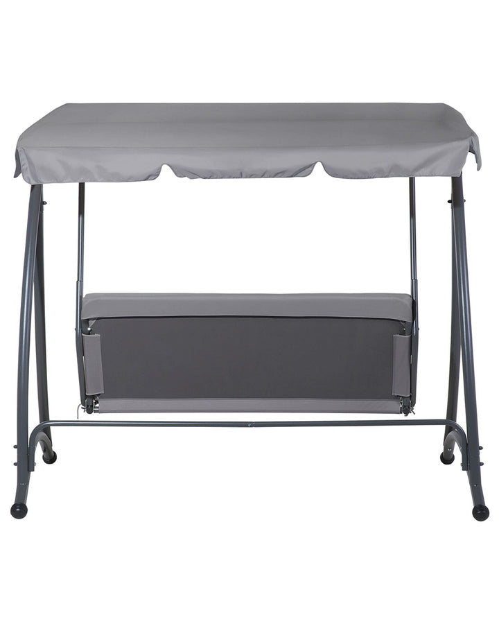 Temple Patio Swing Metal Dark Grey