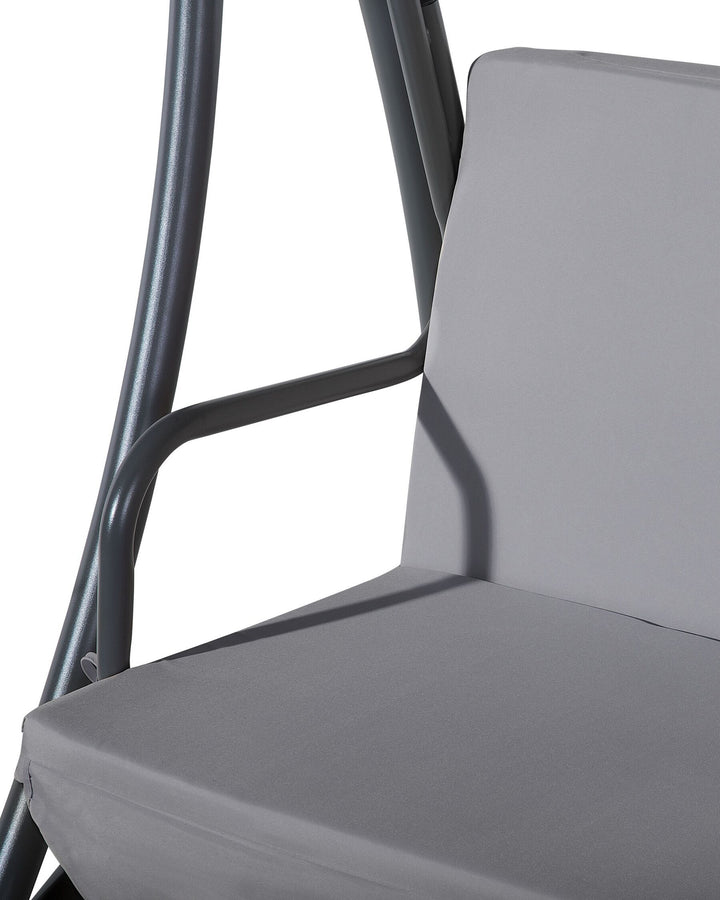 Temple Patio Swing Metal Dark Grey