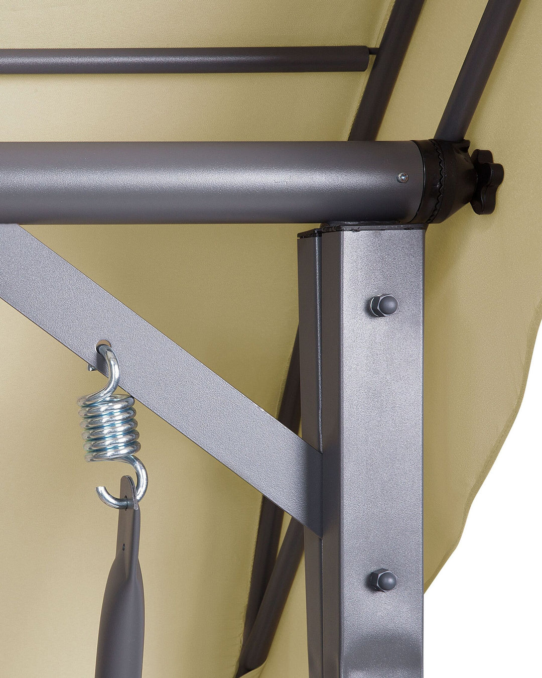 Gabro Patio Swing Metal Beige