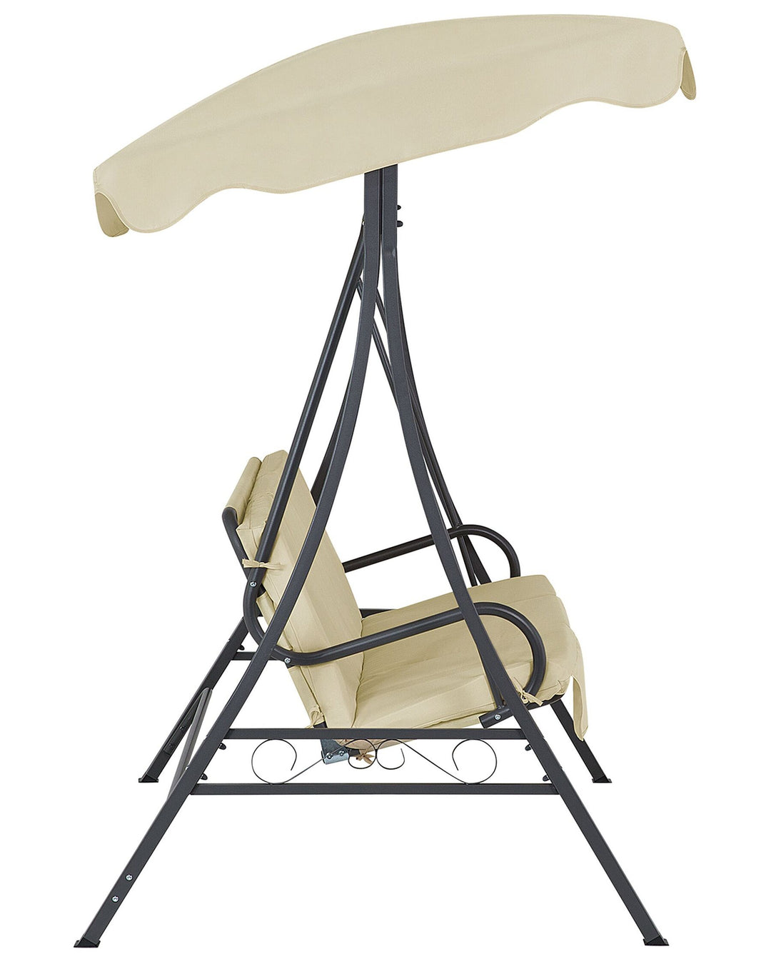Gabro Patio Swing Metal Beige