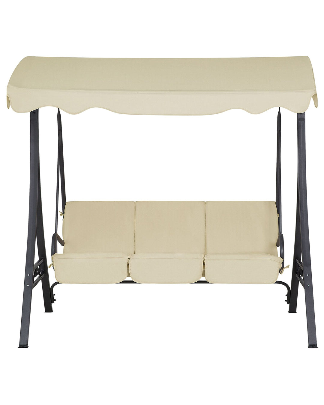Gabro Patio Swing Metal Beige