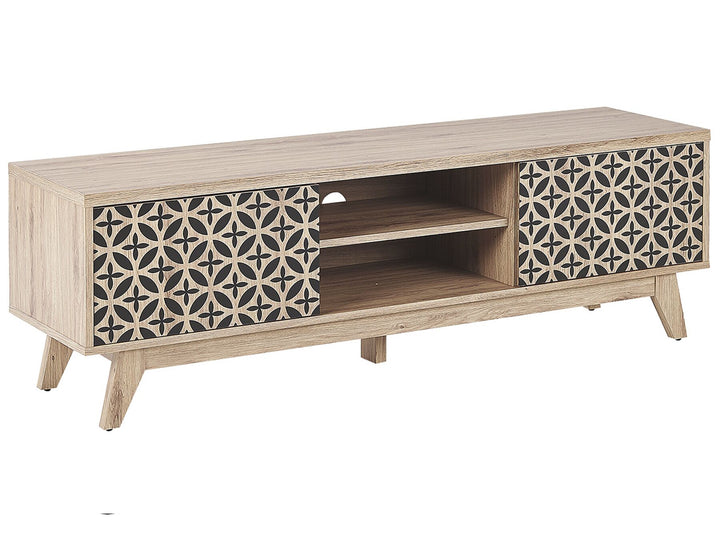 TV Stand Light Brown PRESCOT