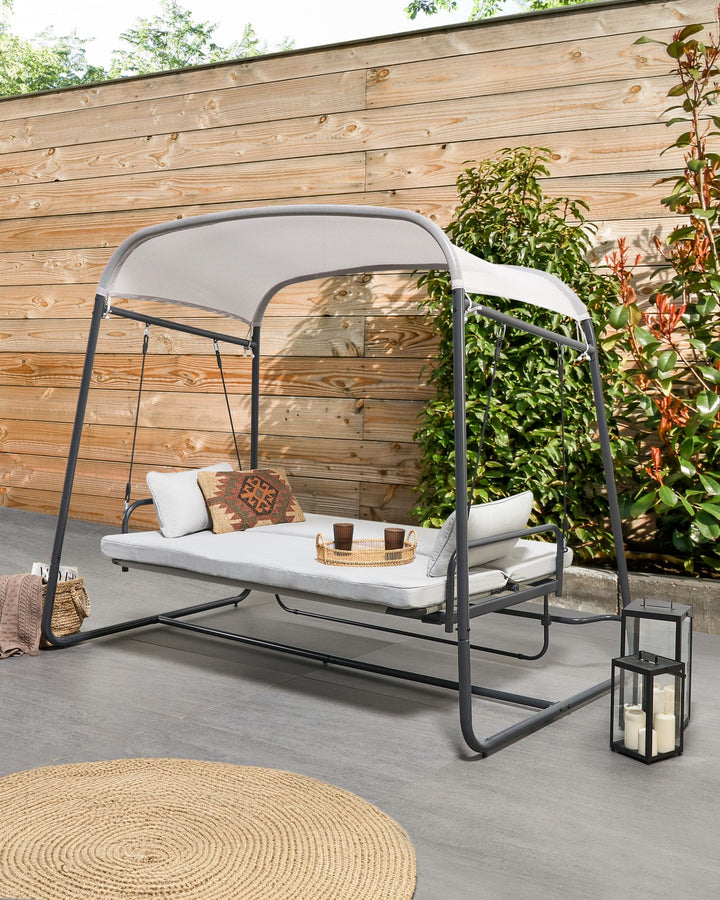 Marciano Patio Swing Metal Light Grey