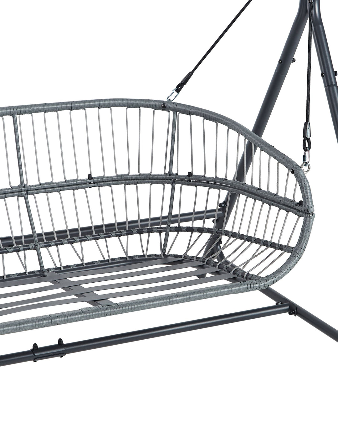 Fiastra Patio Swing Metal Light Grey