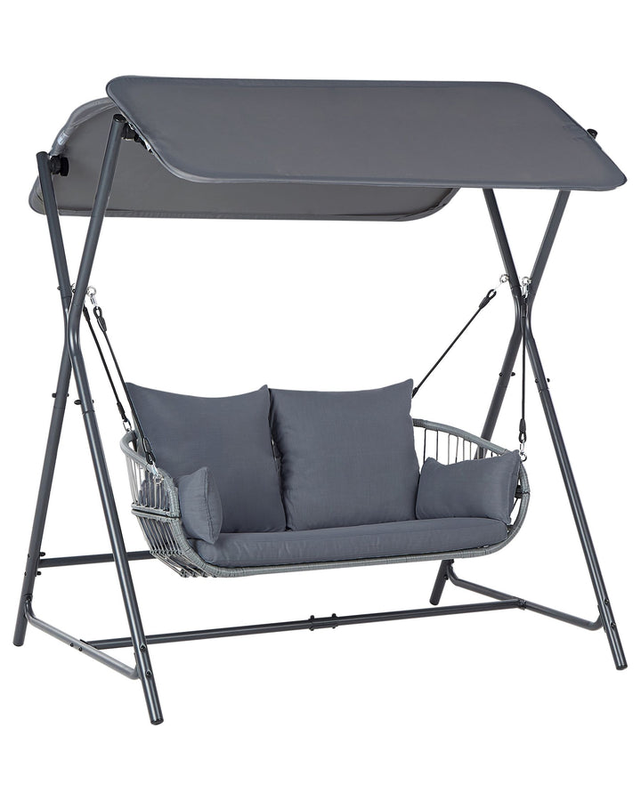 Fiastra Patio Swing Metal Dark Grey