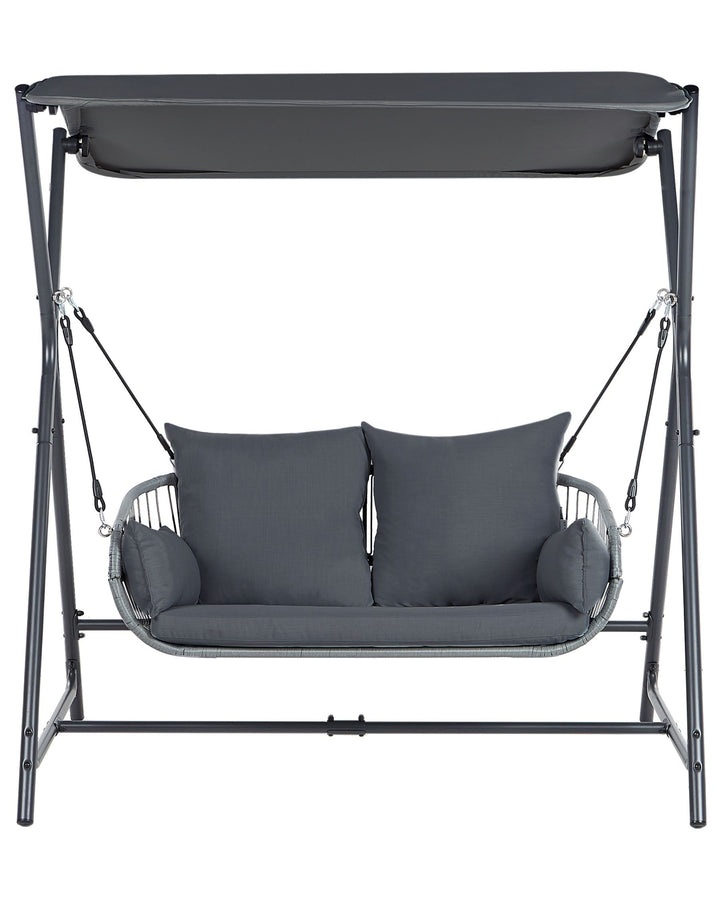 Fiastra Patio Swing Metal Dark Grey