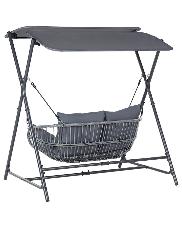 Fiastra Patio Swing Metal Dark Grey