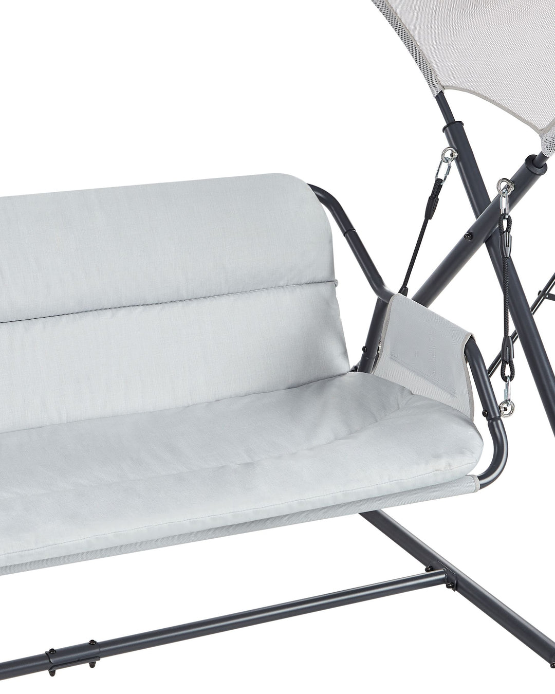 Solagna Patio Swing Metal Light Grey