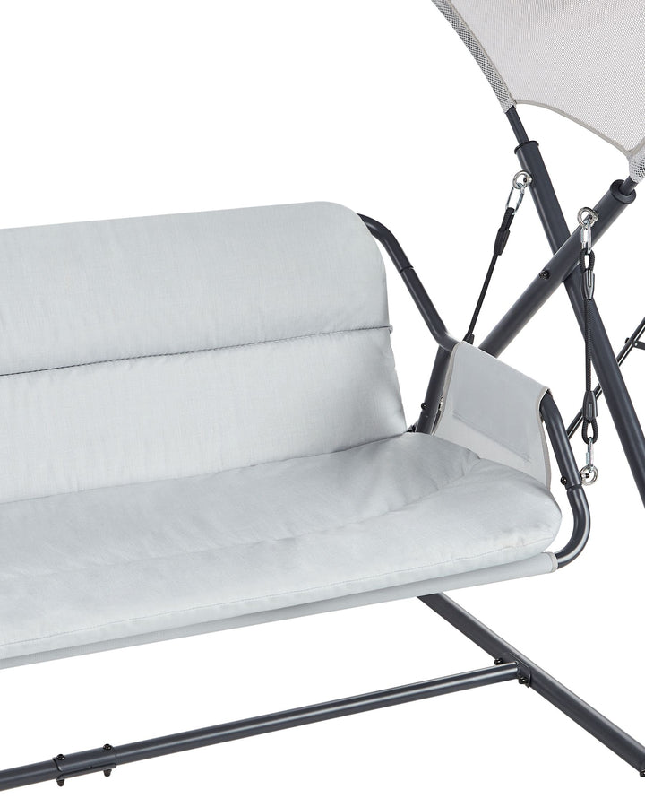 Solagna Patio Swing Metal Light Grey