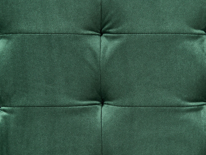 Pessac Left Hand Velvet Chaise Lounge with Storage Dark Green