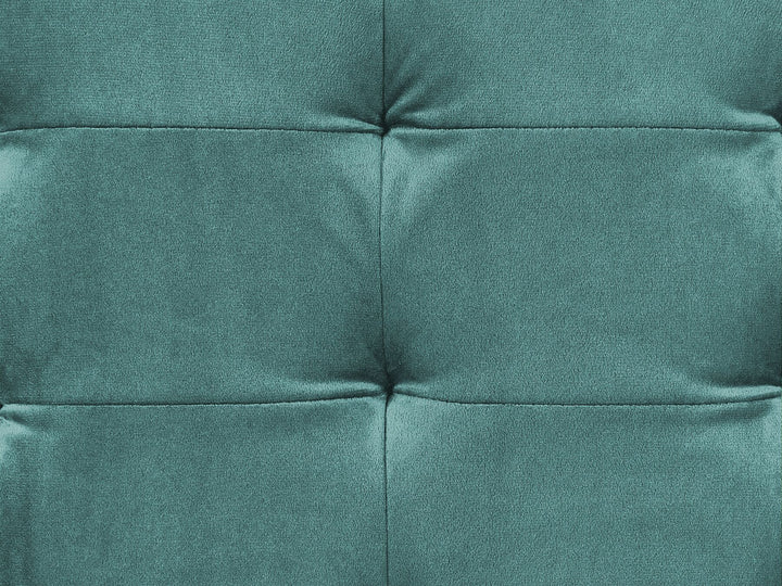 Pessac Left Hand Velvet Chaise Lounge with Storage Teal