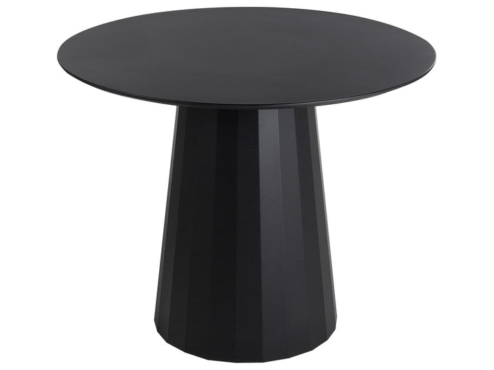 Plato Round Dining Table ⌀ 100 cm Black