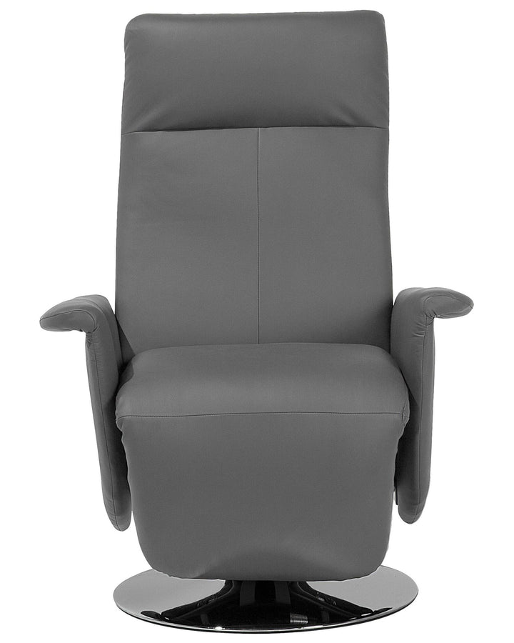 Prime Armchair Faux Leather Grey