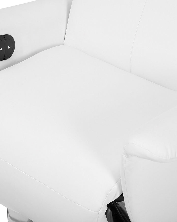 Prime Armchair Faux Leather White