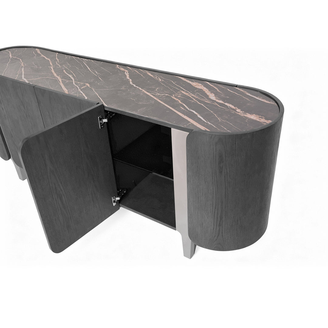 Libra Branwick Sideboard Deep Charcoal