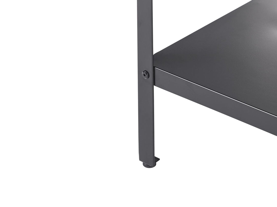 Vilama Steel Outdoor Kitchen Island with Sink Black