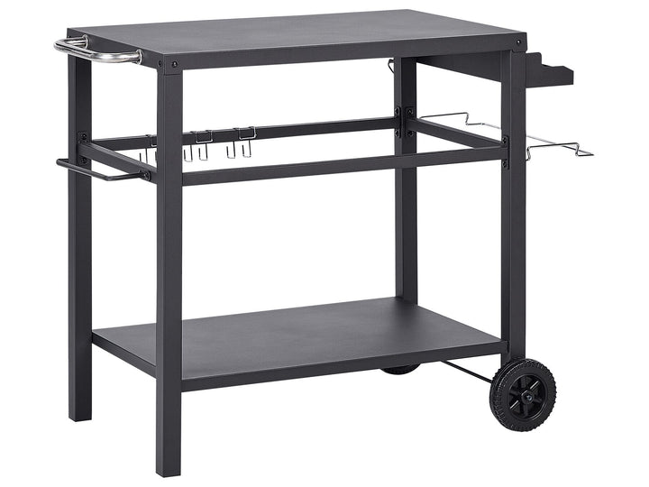 Staletti Metal Garden Serving Trolley Black