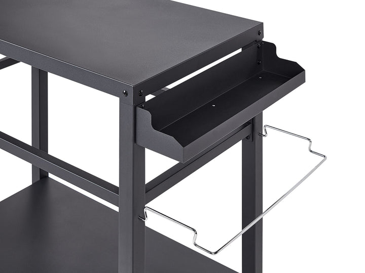 Staletti Metal Garden Serving Trolley Black