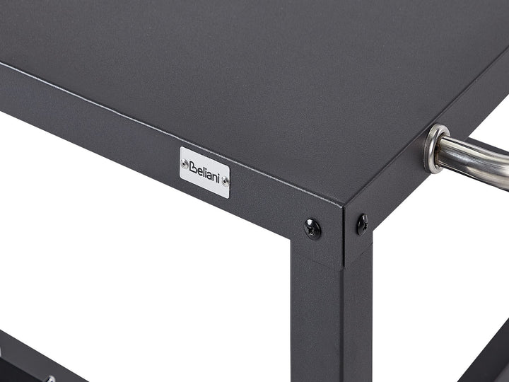 Staletti Metal Garden Serving Trolley Black