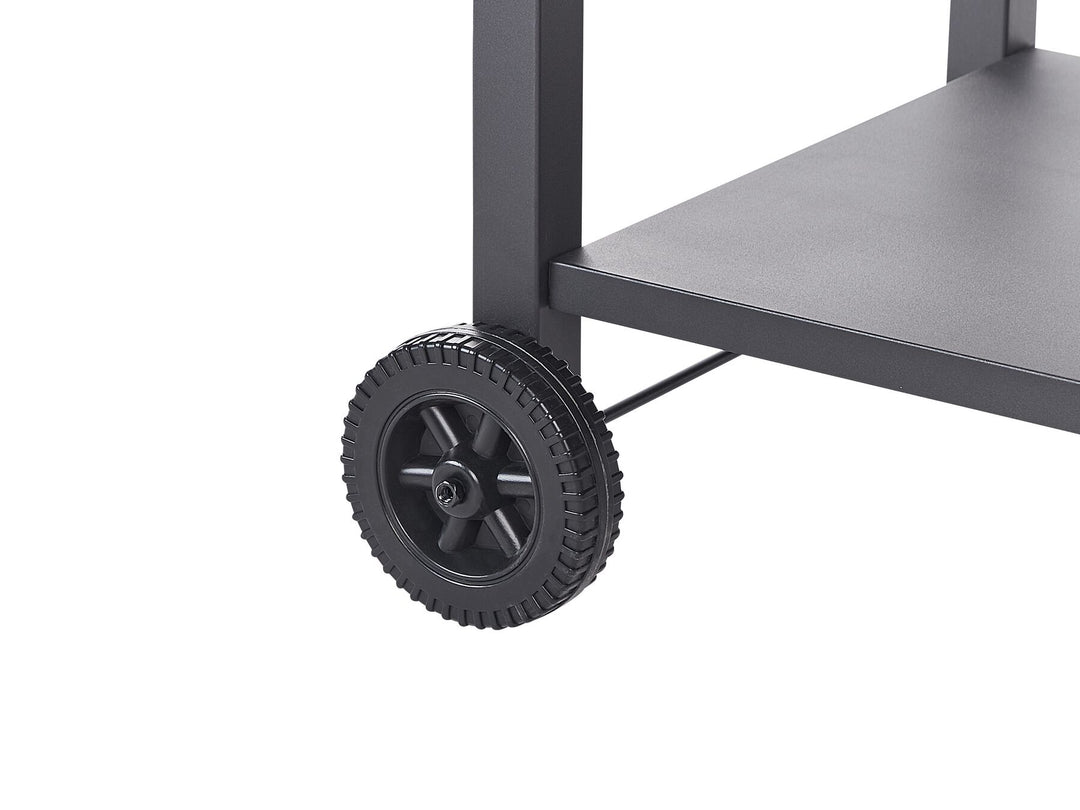 Staletti Metal Garden Serving Trolley Black