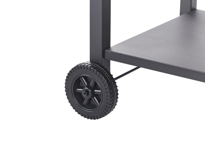 Staletti Metal Garden Serving Trolley Black