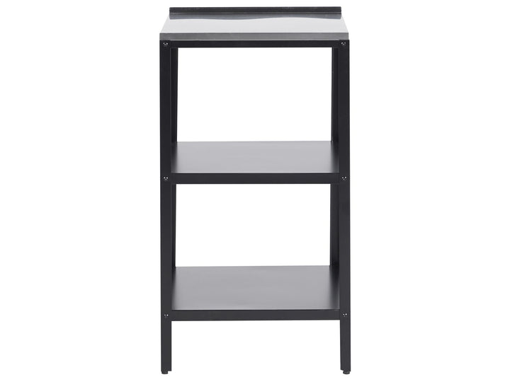 Vilama 3 Piece Outdoor Kitchen Island Set with Sink Black
