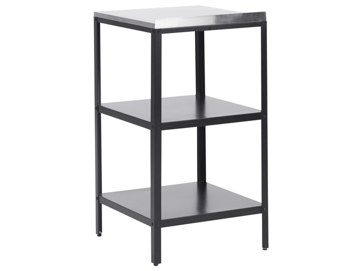 Vilama 3 Piece Outdoor Kitchen Island Set with Sink Black