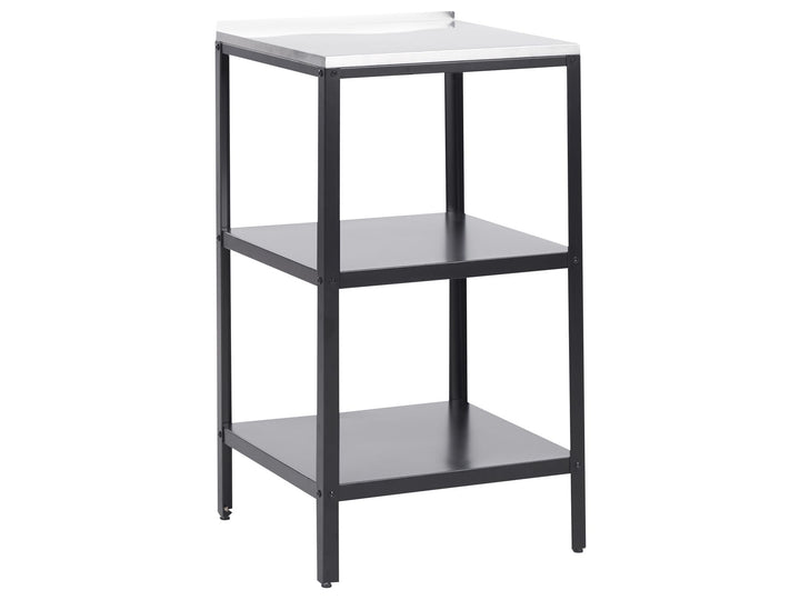 Vilama 3 Piece Outdoor Kitchen Island Set with Sink Black