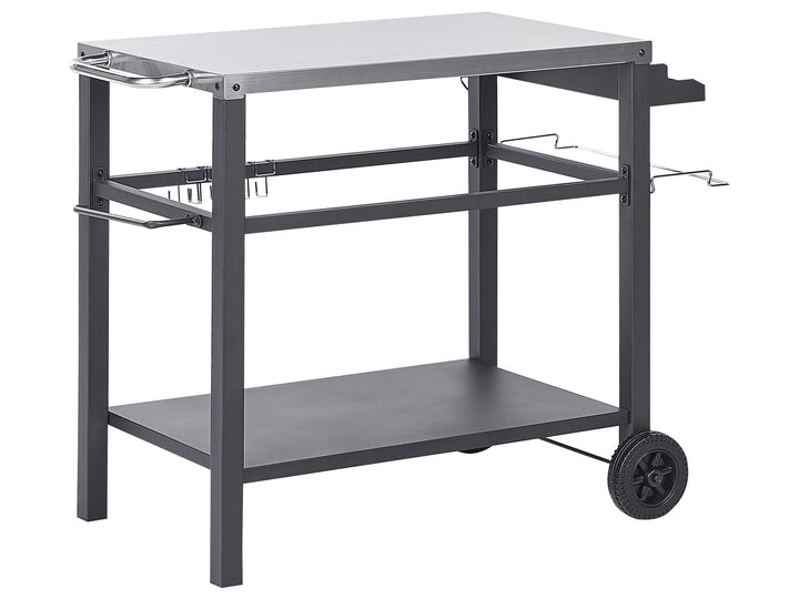 Spiazzi Metal Garden Serving Trolley Black