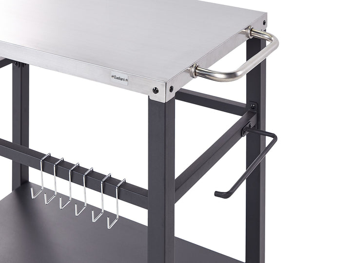 Spiazzi Metal Garden Serving Trolley Black